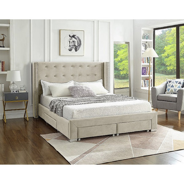 Comfort Design Mats Abdel Upholstered Storage Bed Wayfair